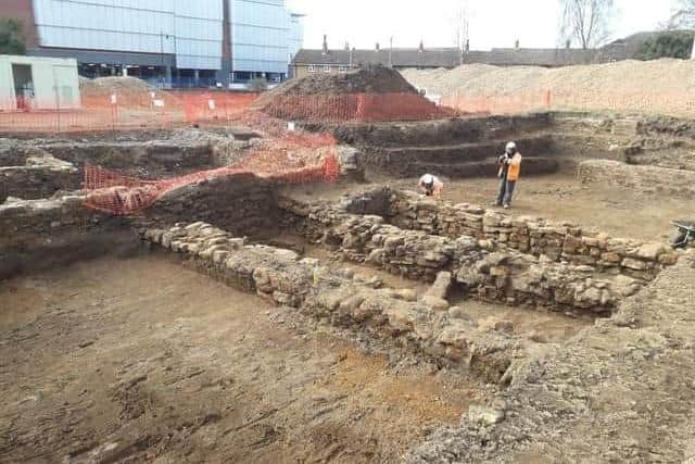 A medieval house was discovered underneath the Spring Boroughs site in July