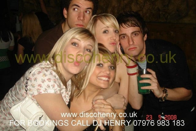 Nostalgic pictures from a Friday night out at NB's
