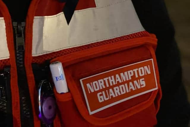 Northampton Guardians and a heroic doorman helped to save a vulnerable woman from a dangerous situation.