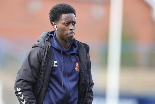 Paul Osew was on the bench against Hartlepool.