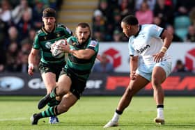 Ollie Sleightholme grabbed a hat-trick against Bath (photo by David Rogers/Getty Images)