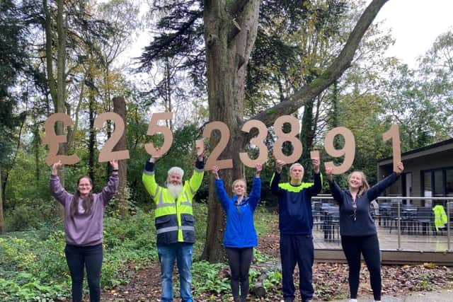 Smurfit Westrock Foundation donated £25,238 to fund furniture in the hospice’s new Woodland Room