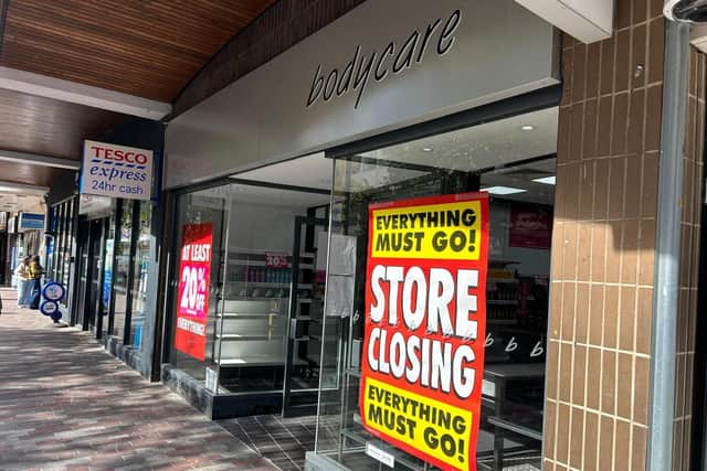 Bodycare on Abington Street shut for the final time in September 2025, after signs were put up in the windows saying everything must go and the shop had noticeably reduced stock levels in the weeks leading up to the national chain entering administration.