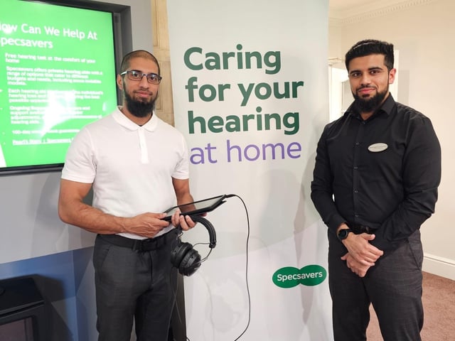Aadil and Mabil Specsavers Audiology delivered a fantastic presentation