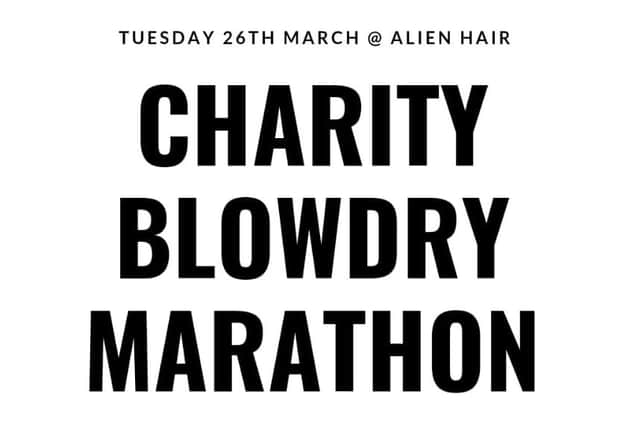 Helinnê will attempt to do as many blow dry treatments as she can in a 10-hour period on Tuesday, March 26.