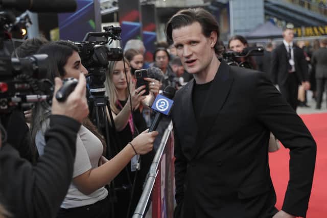 Matt Smith attends the "Last Night In Soho" UK Premiere during the 65th BFI London Film Festival at Curzon Soho in 2021. (Photo by John Phillips/Getty Images for BFI)
