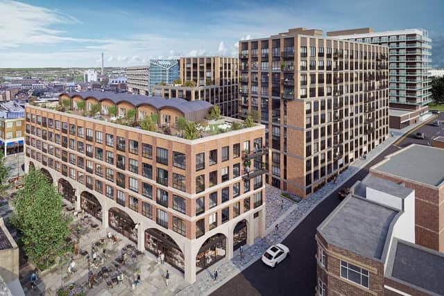 Here's another look at what the site could look like once complete