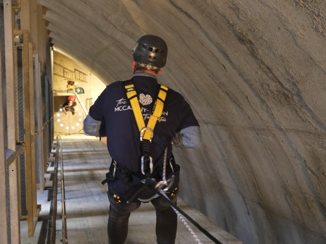 Fifteen people abseiled down the National Lift Tower in aid of the McCarthy-Dixon Foundation and raised over £7,000 on Saturday, June 25 2022.