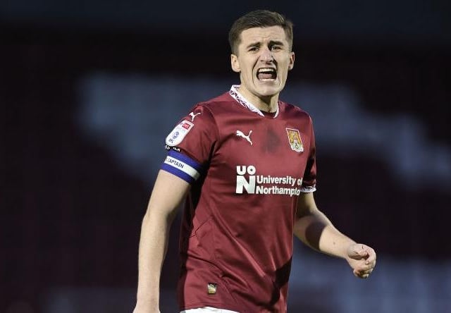 Superb performance. He popped up in all kinds of places first half - left, right, attack, defence - and then took on the leadership role brilliantly in Guthrie's absence. Relished the battle... 8 CHRON STAR MAN