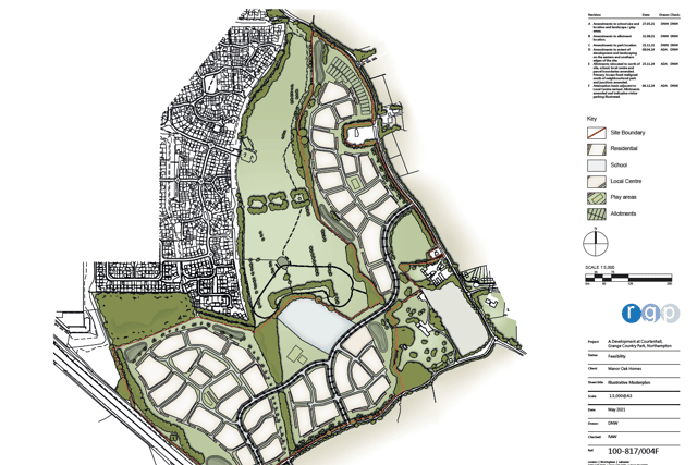 Illustrative Masterplan Credit: Manor Oak Homes