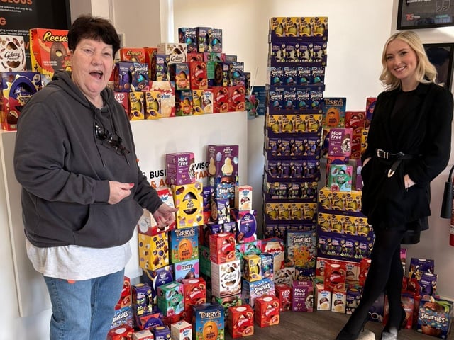 Generous residents support Northamptonshire Easter egg appeal 2026 /Jeanette Walsh