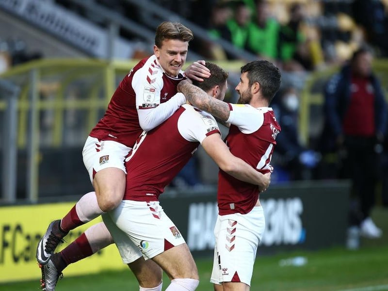 November 21st, 2020, League One - Burton 1 (Akins) Northampton 3 (Smith 2, Lines)