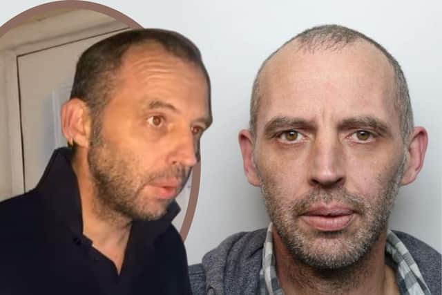 Nigel Clapton, now of Rothwell but formerly of Market Harborough, is behind bars after he was caught breaching the terms of his sexual harm prevention order. He was originally snared by an online group of paedophile hunters (left). Image: National World / Facebook