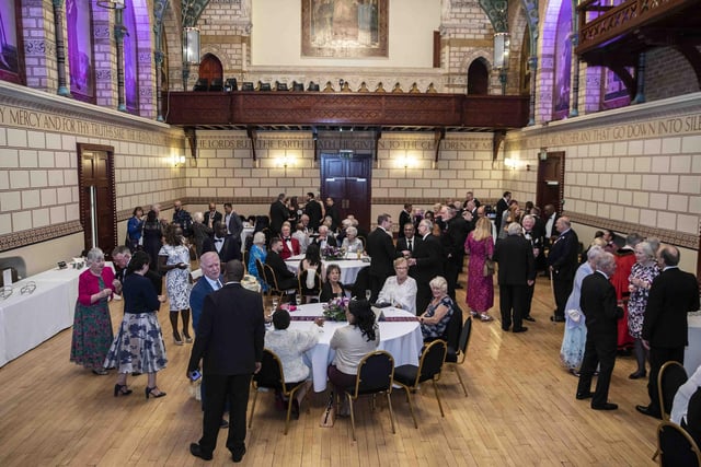 A private celebration took place at the Northampton Guildhall on Wednesday, May 18 2022 to celebrate Northampton's new Mayor, councillor Dennis Meredith.