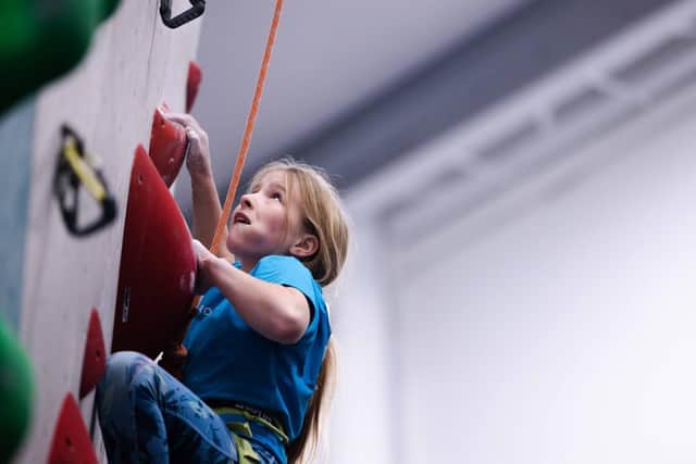 Felicity Wilderspin will today (February 28) complete her four-month challenge to raise money for Climbers Against Cancer – which has seen her climb 8,849 metres. Photo: Sam Pratt.