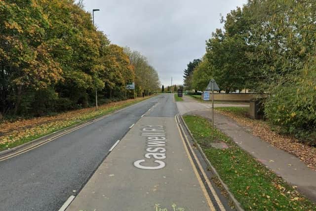 The incident happened in Caswell Road, Brackmills.