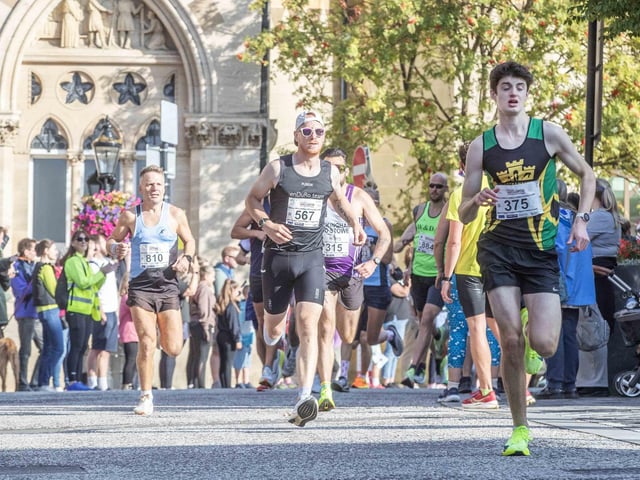 Hundreds of runners took part in the half marathon on Sunday September 15, 2024.