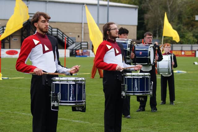 Liberty Youth Band Drummers at National Championships