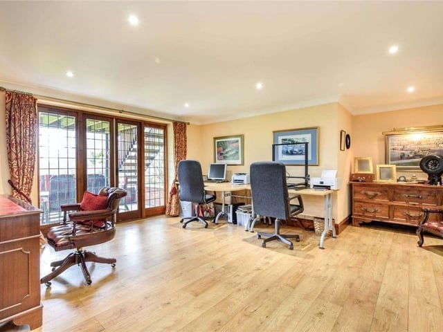 The agent says this home is good for family living and entertaining.
