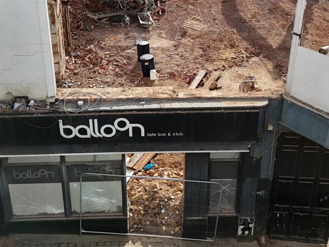 Balloon Bar and Fat Cats demolition. Pictures by Arrun Day.