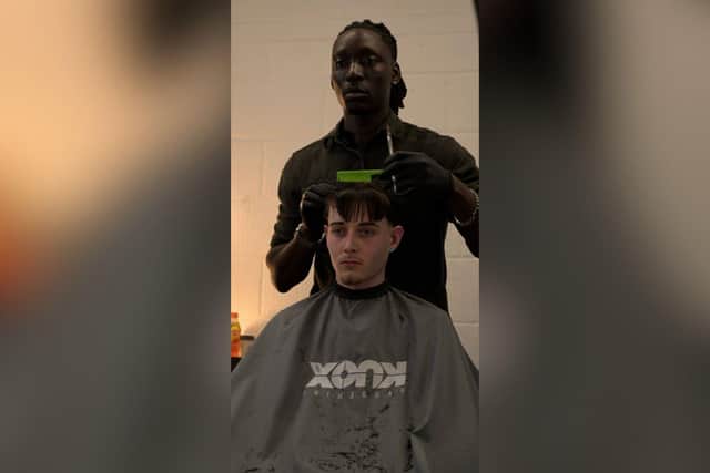 Knox Acquaye began his barbering journey during the pandemic and went full-time with his business Knox Barbering in October 2025.