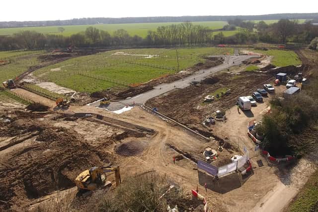 The first custom-designed homes are now moving forward at the Salcey View self-build project in Piddington