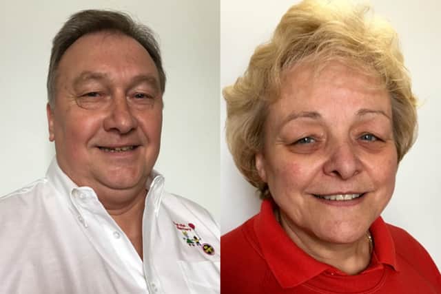 Owners of Old Rectory Day Nursery, David and Susan Hartley.
