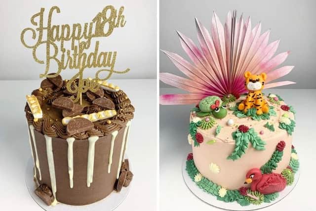 Yasmin's most popular product is her made-to-order themed birthday cakes.