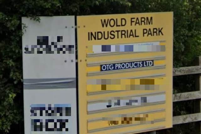OTG Products operated unlawfully at an industrial park near Northampton