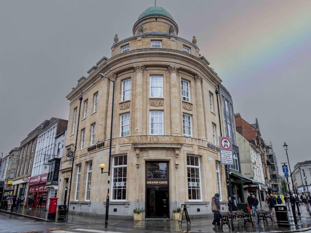 Inside new cafe which has opened at the former Nationwide building on the corner of Drapery and Mercer's Row