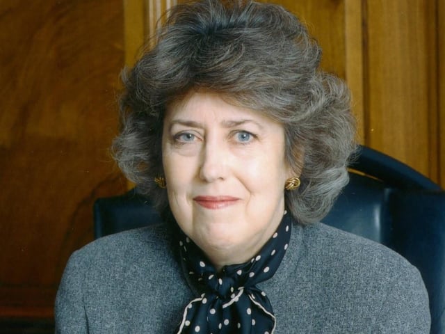 Eliza Manningham-Buller, born July 1948, went to Northampton High School before becoming director general of M15, the second woman to hold the role. She was appointed a Dame Commander of the Order of the Bath in 2005.