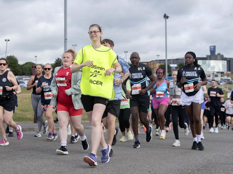 Hundreds of runners took part in the event on Sunday May 31, which started and ended at Sixfields Stadium.