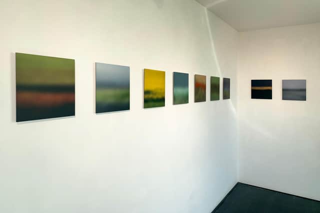 Photographic works from the "Colour Field" series by Simon James