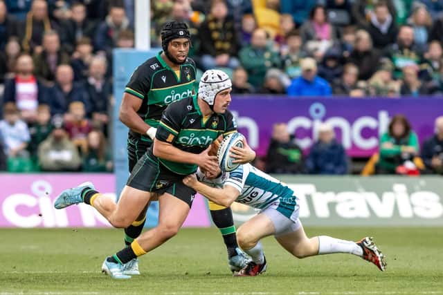 Curtis Langdon in action against Gloucester (picture: Ketan Shah)