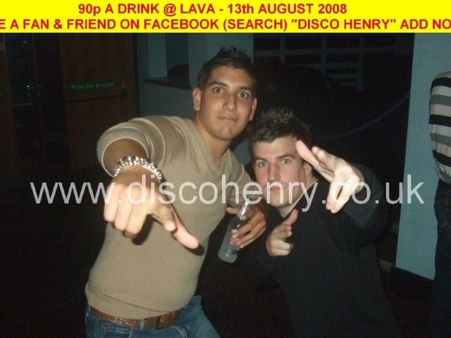 Nostalgic pictures from a '90p a drink' night out at Lava in town