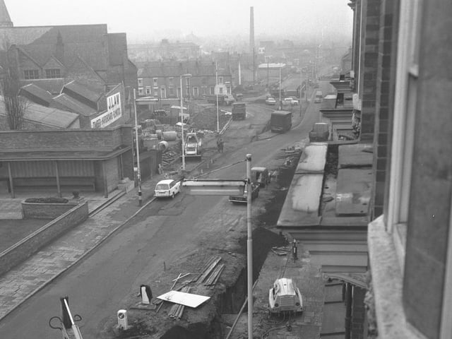Wellingborough Road improvements, February 7, 1968