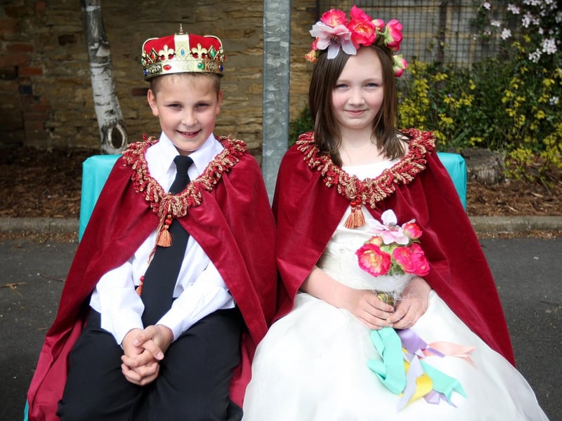 May Day celebrations at Spring Lane Primary School, including maypole dancing and the crowing of the May King and Queen by Northampton Mayor Lee Mason.