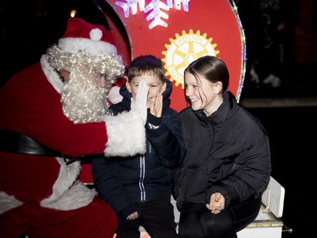 The Northampton Becket Rotary Club’s annual Santa’s sleigh tour at Buckton Fields on Wednesday December 21, 2022.