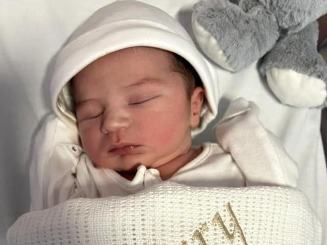 Harry Anthony born at 6.40am on July 9 at Northampton General Hospital, weighing 7lbs 4oz.