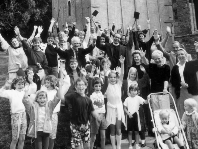 Earls Barton All Saints Church restoration 1992