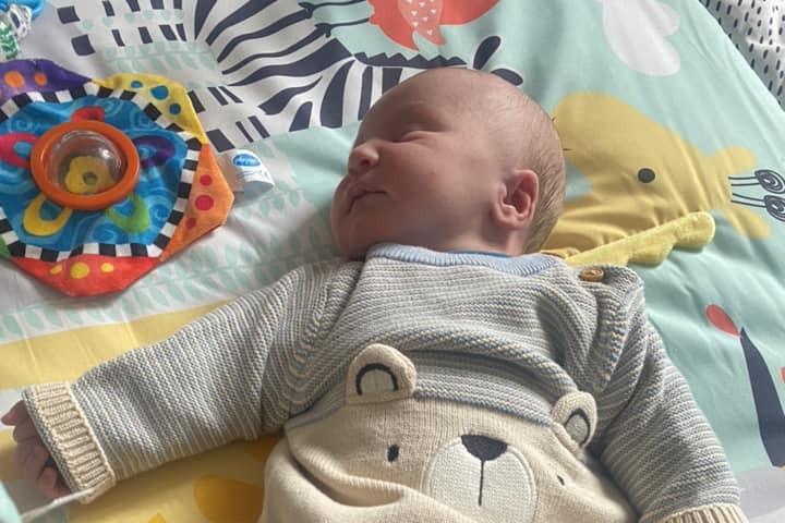 Connor Logan born at Northampton General Hospital on April 24 at 7.46pm, weighing seven lbs, 14 ozs.