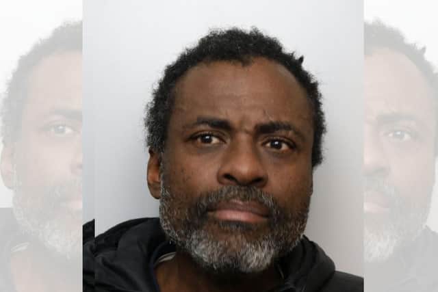 Destiny Chigbue, 42, tried to rape a woman in an alleyway in Northampton town centre. Image: Northamptonshire Police