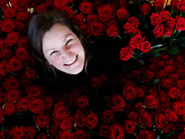 Melanie Spooner of Scents Florist, Wellingborough Road, pictured in 2008