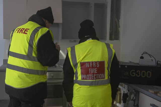 Fire Protection Officers help to ensure premises across the county meet fire safety regulations