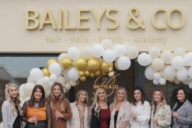 Bailey’s & Co. houses 18 employees who all specialise in different aspects of hair or beauty, which has seen the “one-stop shop” go from strength to strength ever since.