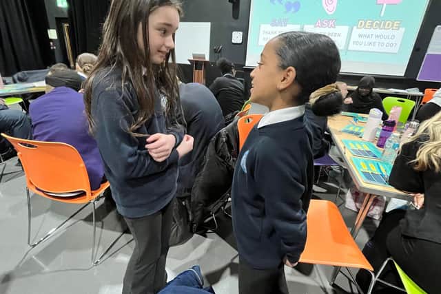 Pupils from Northampton International Academy took part in anti-bullying training