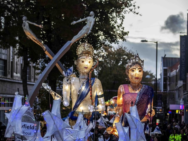 The festival of lights takes over Northampton town centre on Saturday October 15.