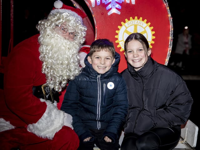 The Northampton Becket Rotary Club’s annual Santa’s sleigh tour at Buckton Fields on Wednesday December 21, 2022.