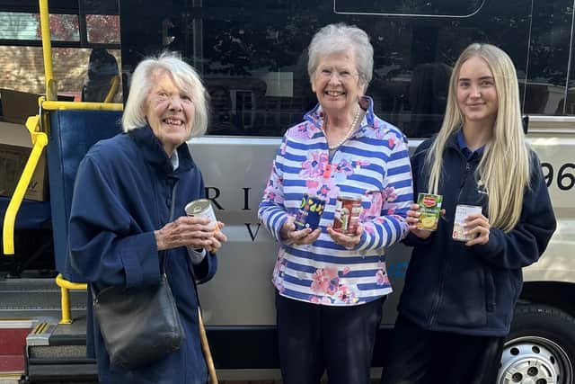 Richmond Villages Northampton organised the collection to support Weston Favell Centre Foodbank