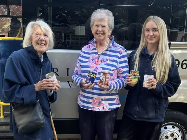 Richmond Villages Northampton organised the collection to support Weston Favell Centre Foodbank